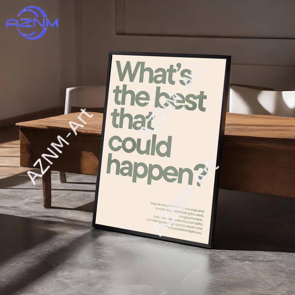 Home Office Room Inspiration - ملصقات فنية ملهمة بعبارات تحفيزية بتصميم