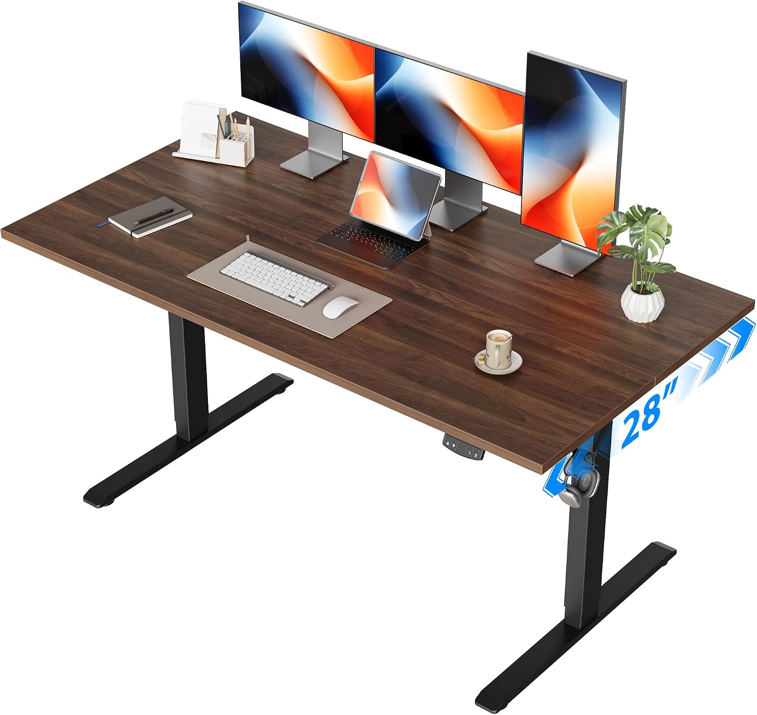 مكتب كهربائي قابل للتعديل، مقا - مراجعة Home Office Work Table وسعره