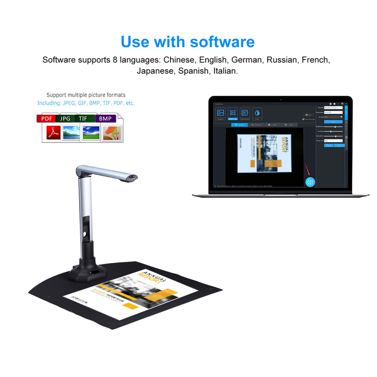 كاميرا مستندات محمولة قابلة لل - مراجعة Document Scanner Portable وسعره
