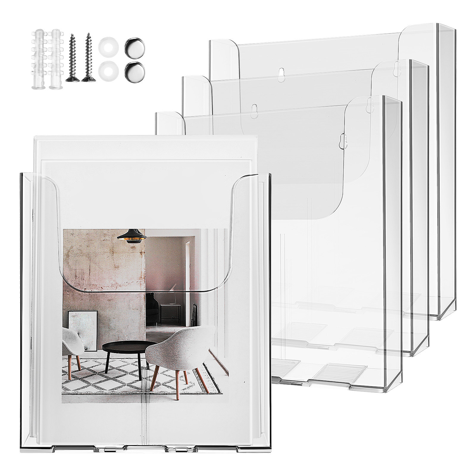 4 قطع من حامل المستندات الأكري - مراجعة Document Holder Stand وسعره