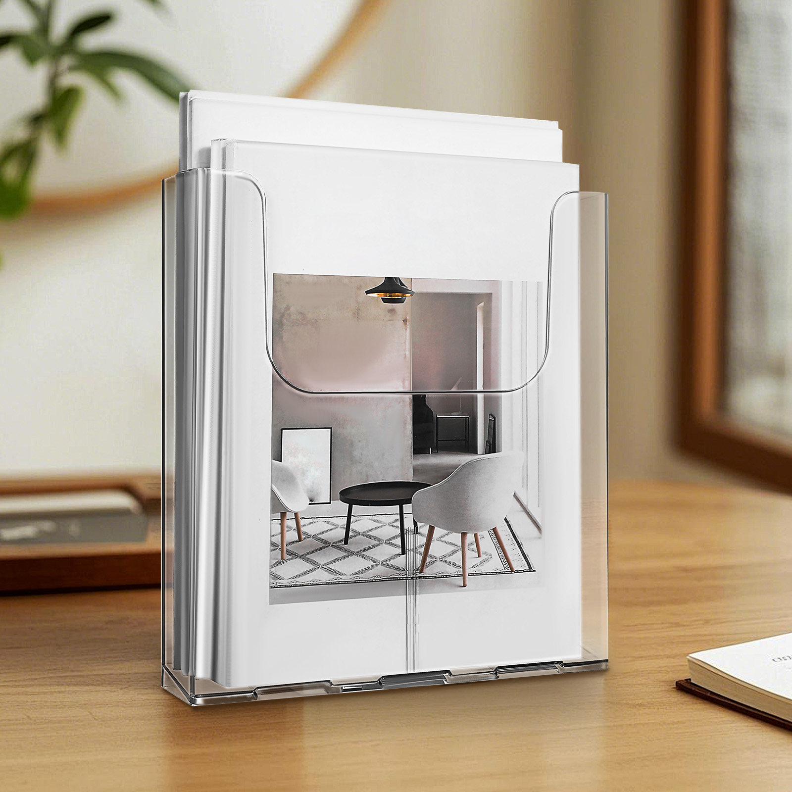4 قطع من حامل المستندات الأكري - مراجعة Document Holder Stand وسعره