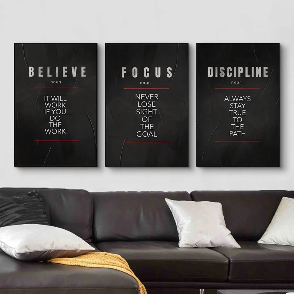ملصق تحفيزي وملهم بتصميم تعريف - مراجعة Home Office Room Inspiration وسعره