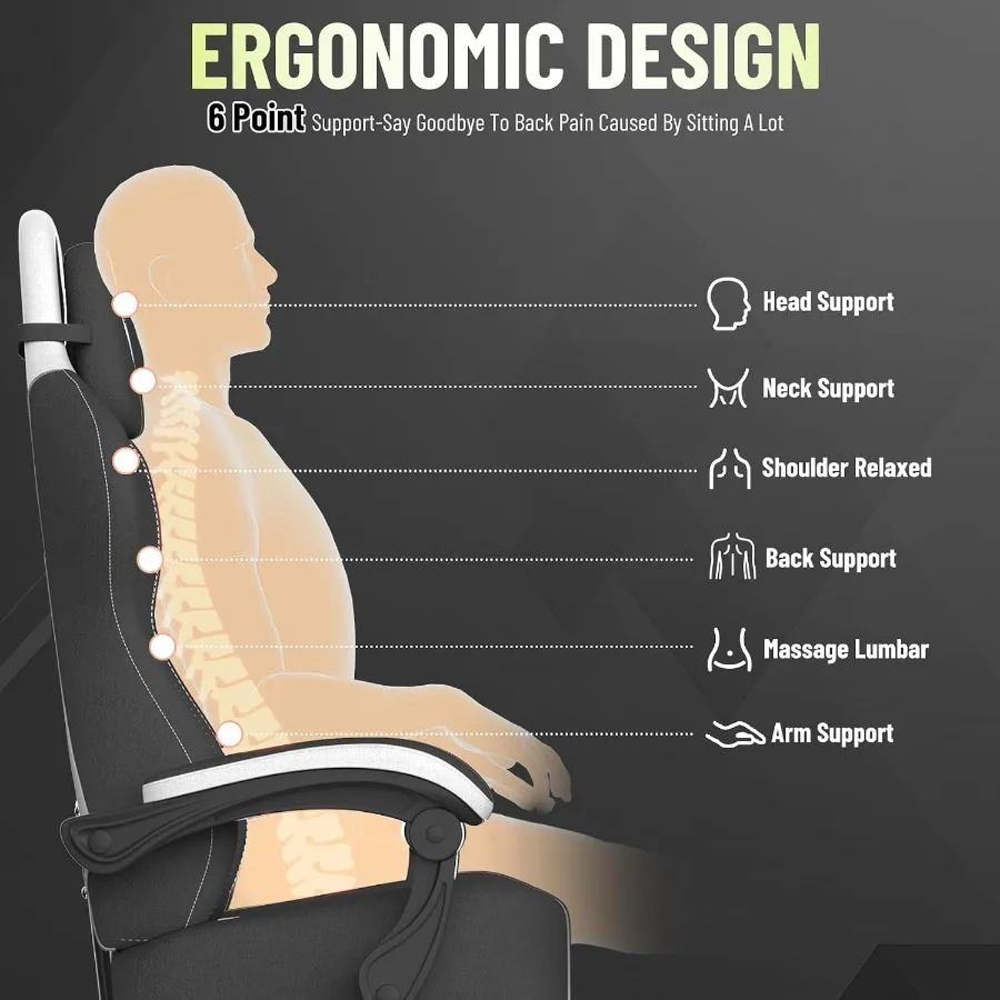 كرسي مكتب مريح للاستخدام في ال - مراجعة Ergonomic Office Chair وسعره