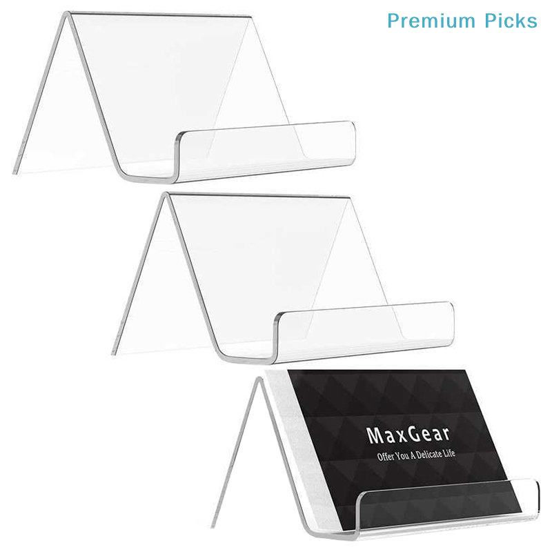 حامل بطاقات عمل شفاف من الأكري - مراجعة Document Holder Stand وسعره