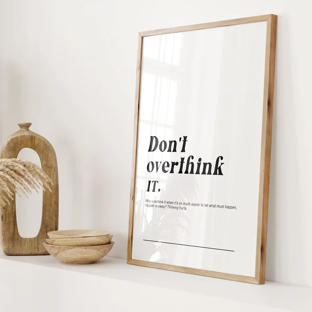 يقتبس التحفيز البسيط فن الحائط - مراجعة Home Office Room Inspiration وسعره