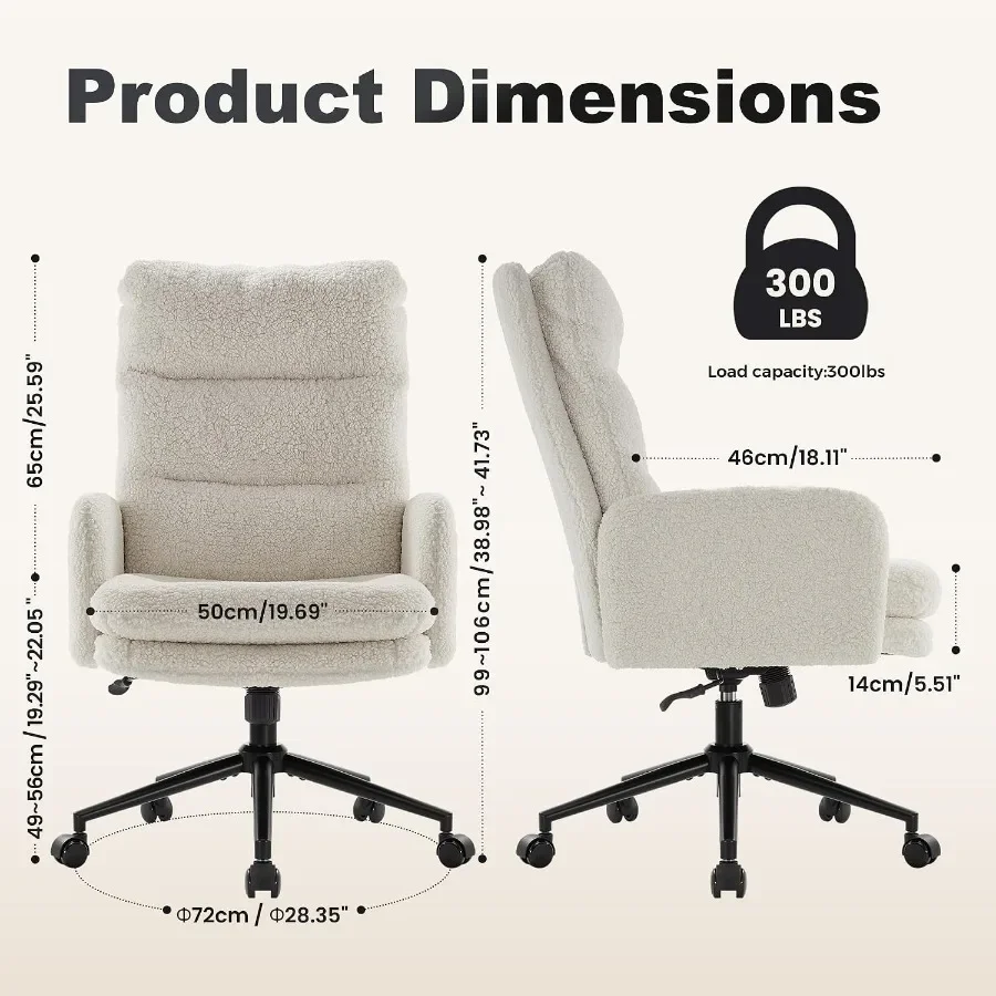 كرسي مكتب منزلي بظهر مرتفع لدع - مراجعة Ergonomic Office Chair وسعره