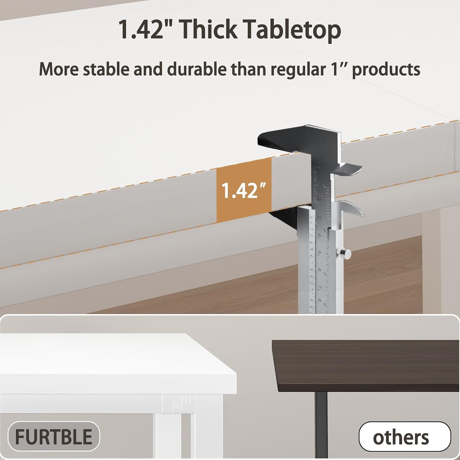 مكتب كمبيوتر بطول 63 بوصة مع أ - مراجعة Home Office Work Table وسعره