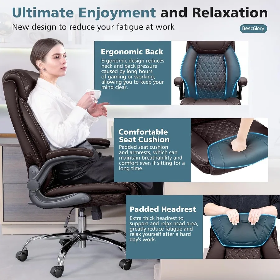 كرسي مكتب تنفيذي للمساحات المه - مراجعة Ergonomic Office Chair وسعره