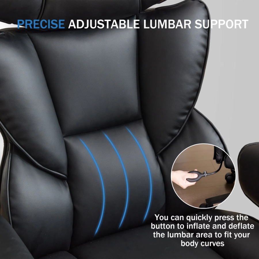 كرسي مكتب مزود بمسند للقدمين و - مراجعة Ergonomic Office Chair وسعره