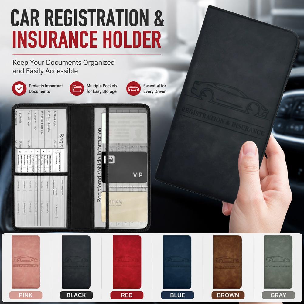 حافظة بطاقات التأمين والتسجيل  - مراجعة Document Holder Stand وسعره