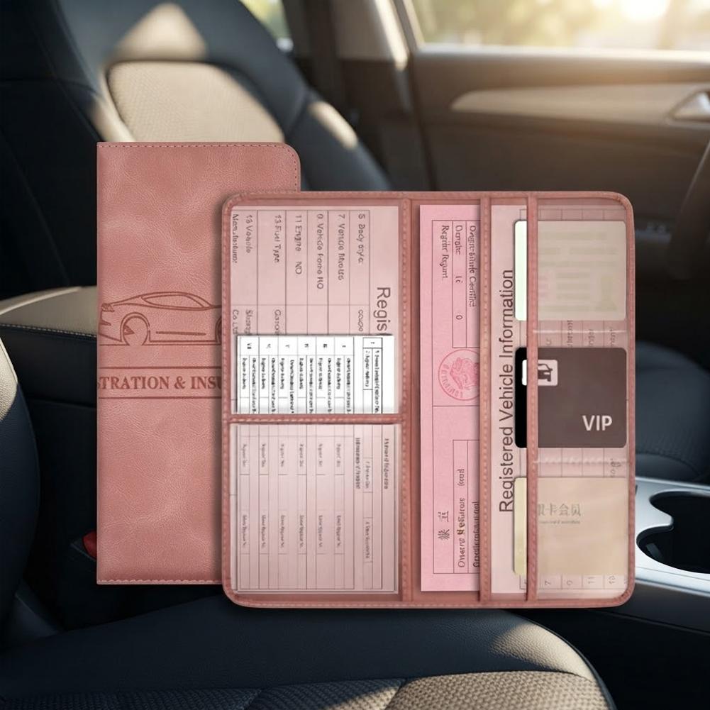 حافظة بطاقات التأمين والتسجيل  - مراجعة Document Holder Stand وسعره