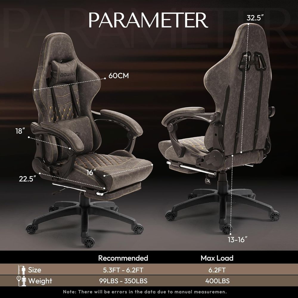 كرسي ألعاب كبير الحجم للبالغين - مراجعة Ergonomic Office Chair وسعره